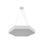 Светодиодный подвесной светильник Luxel шестигранный 800 мм 80W 4000K IP20 белый (CSCL07-80W)
