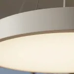 Світлодіодний підвісний світильник Luxel круглий Ø800 мм 80W 4000K IP20 білий (CSCL02-80W)