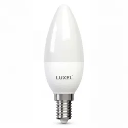 Светодиодная лампа Luxel C35 6W 220V E14(ECO 045-NE  6W)