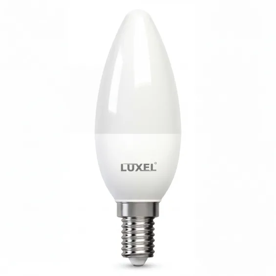 Світлодіодна лампа Luxel C35 6W 220V E14(ECO 045-NE 6W) 