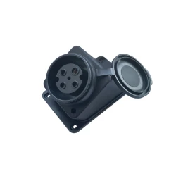 Розетка силова стаціонарна Luxel каучукова 32A 400В IP44 (1137)