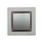 Вимикач з підсвічуванням Luxel JAZZ (9705) Графітовий