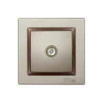 Розетка телевизионная Luxel JAZZ (9209) Терракотовая