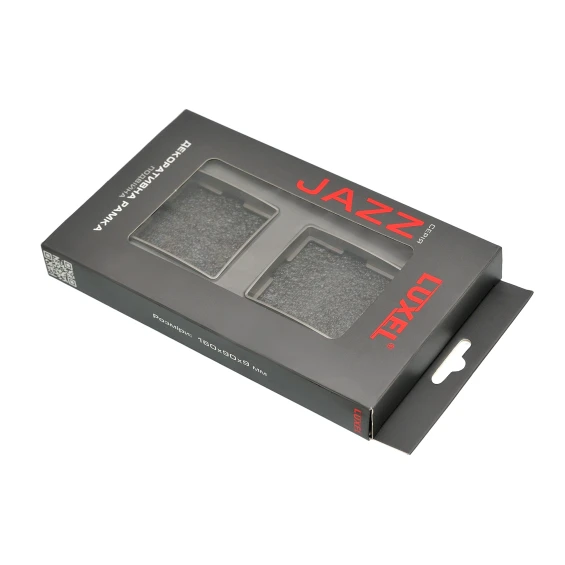 Рамка подвійна скляна горизонтальна JAZZ graphite pearl (0722) Графітова
