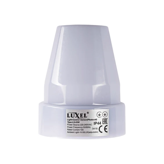 Датчик світла Luxel 10A IP44 (LS-02W)