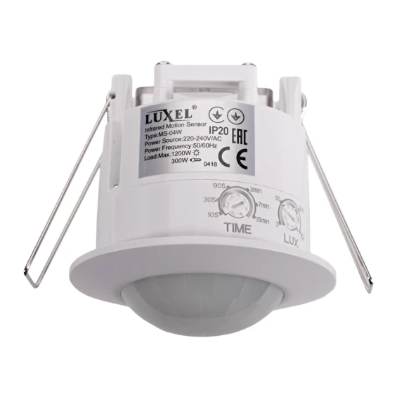 Датчик руху Luxel 0,5W IP20 (MS-04W)