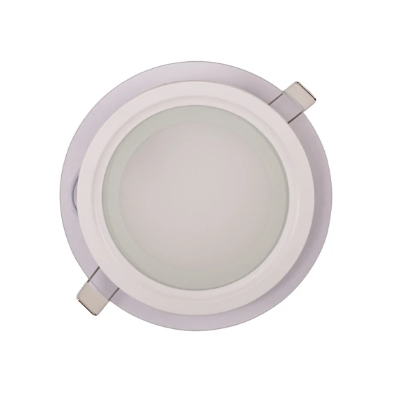 LED-панель Luxel зі скляним декором 160х30мм 175-260V 12W IP20 (DLRG-12N 12W) 