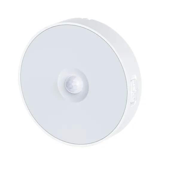 Світлодіодний нічний світильник Luxel з датчиком руху 0,5w IP20 5000K 2 режими роботи + акумулятор (NL-02С) Білий