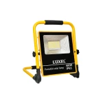 Світлодіодний прожектор Luxel переносний автономний із сонячною панеллю 100W IP65 (SFLP-100)