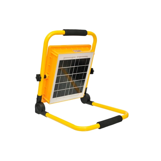 Світлодіодний прожектор Luxel переносний автономний із сонячною панеллю 50W IP65 (SFLP-50)