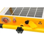 Світлодіодний прожектор Luxel переносний автономний із сонячною панеллю 50W IP65 (SFLP-50)