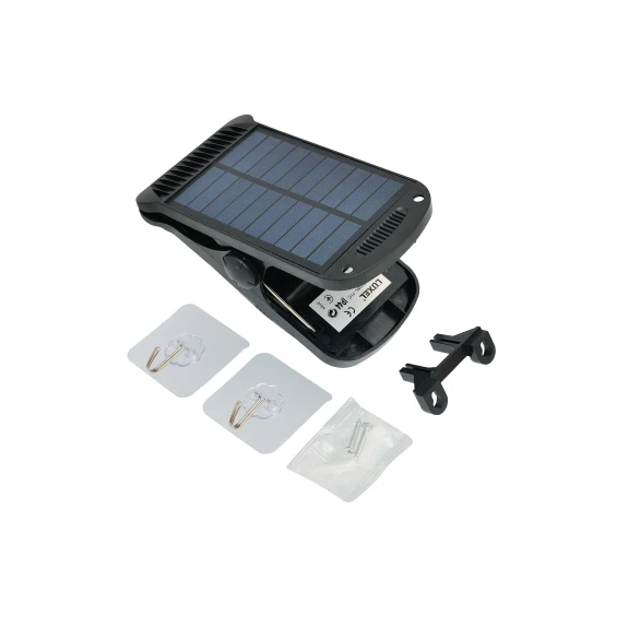 Світлодіодний світильник Luxel на сонячних батареях з датчиком руху IP44 15W (SSWl-11C)