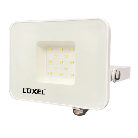 Світлодіодний білий прожектор Luxel 131х127х26мм 175-260V 10W IP65 (LED-LPEW-10С)