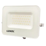 Світлодіодний білий прожектор Luxel 200х180х28мм 175-260V 30W IP65 (LED-LPEW-30С)
