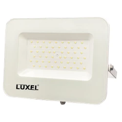 Світлодіодний білий прожектор Luxel 245х210х31мм 175-260V 50W IP65 (LED-LPEW-50С)