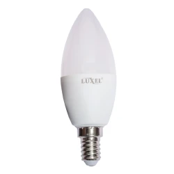Светодиодная лампа Luxel C35 10W 220V E14(ECO 048-CE 10W)