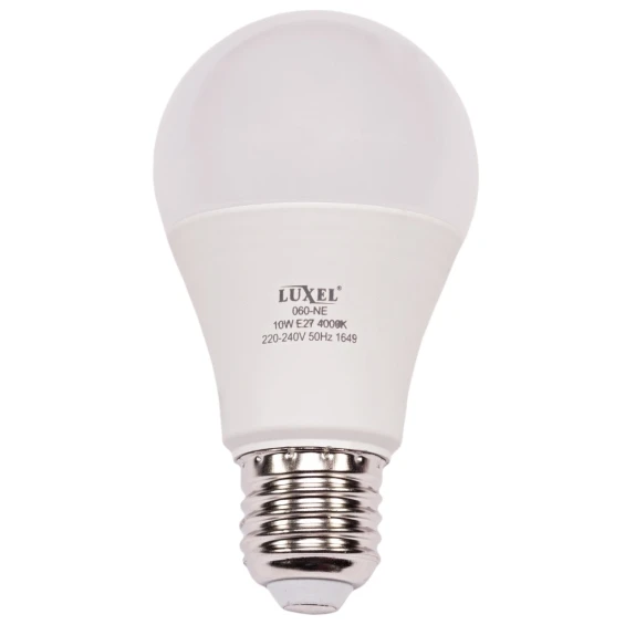 Світлодіодна лампа Luxel A60 10W 220V E27 (ECO 060-NE 10W) 