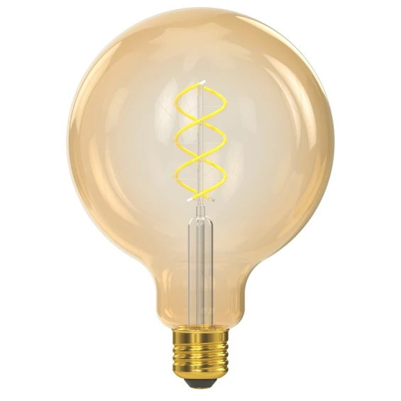 Філаментна світлодіодна лампа Luxel 070-HG 6W G125 E27 1800K (070-HG) Gold