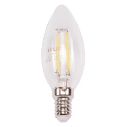 Філаментна світлодіодна лампа с димером Luxel 071-HD C35 6W E14 2700K 660 lm (071-HD 6W)