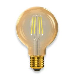 Філаментна світлодіодна лампа Luxel 077-HG 5W G80 E27 2500K (077-HG) Gold