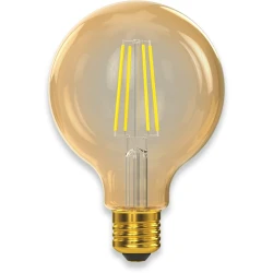 Філаментна світлодіодна лампа Luxel 078-HG 8W G95 E27 2500K (078-HG) Gold