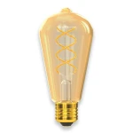 Філаментна світлодіодна лампа Luxel 079-HG 6W ST64 E27 1800K (079-HG) Gold