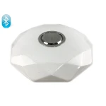 Светодиодный светильник Luxel 410х95мм IP20 с Bluetooth динамиком и пультом управления 48W (CLNR-48)