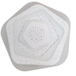 Світлодіодний світильник Luxel  IP20 з пультом керування 120w (CLQR-120)