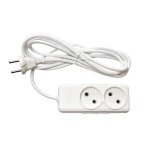 Сетевой удлинитель Luxel AURA 2 розетки 2М (7302A)