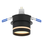 Акцентний світильник luxel GU10 IP20 чорний (DLD-07B)