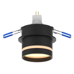 Акцентный светильник luxel GU10 IP20 черный (DLD-07B)