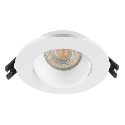 Точковий світильник luxel GU5,3 IP20 білий (DP-01W)