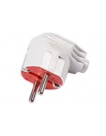 Вилка Luxel с заземлением угловая (1005)