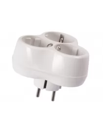 Тройник Luxel с заземлением (1008)