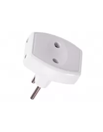 Тройник Luxel плоский белый (1012)