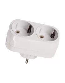 Двойник Luxel вертикальный с заземлением (1016)