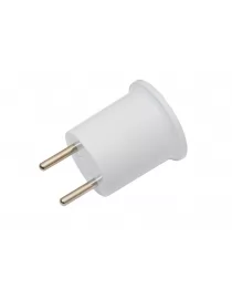 Переходник вилка-патрон Е27 Luxel (1037)