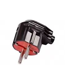 Вилка Luxel с заземлением угловая (1105)