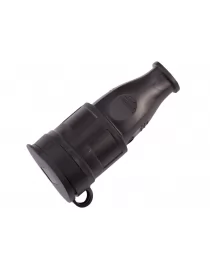 Штепсельное гнездо Luxel каучуковое с заземлением и крышкой (1126)