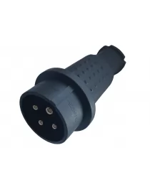 Вилка силовая Luxel каучуковая 32A 400В IP44 (1135)