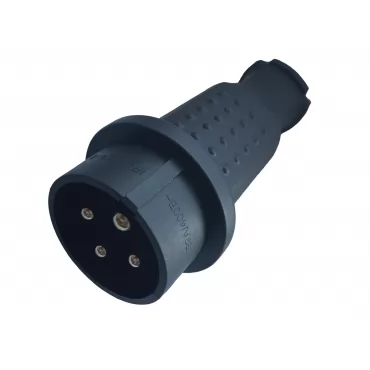 Вилка силовая Luxel каучуковая 32A 400В IP44 (1135)