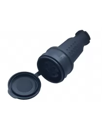 Розетка силовая Luxel каучуковая 32A 400В IP44 (1136)