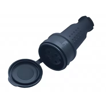 Розетка силовая Luxel каучуковая 32A 400В IP44 (1136)