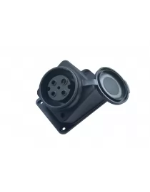 Розетка силова стаціонарна Luxel каучукова 32A 400В IP44 (1137)