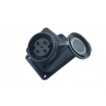 Розетка силовая стационарная  Luxel каучуковая 32A 400В IP44 (1137)