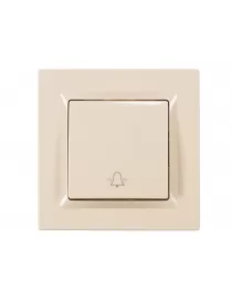 Кнопка звонка Luxel JAZZ (9317) кремовая