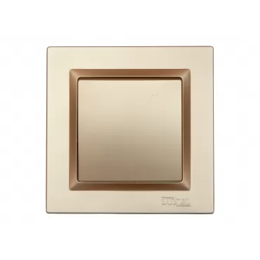 Выключатель одинарный Luxel JAZZ (9602) Бронзовый
