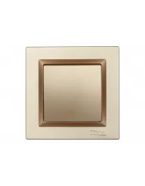 Выключатель проходной Luxel JAZZ (9615) Бронзовый