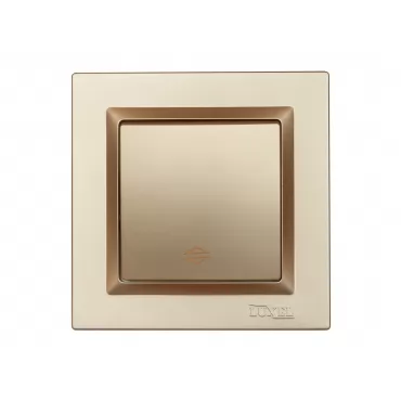 Выключатель проходной Luxel JAZZ (9615) Бронзовый