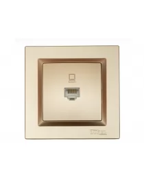 Комп'ютерна розетка Luxel JAZZ (9627) Бронзова